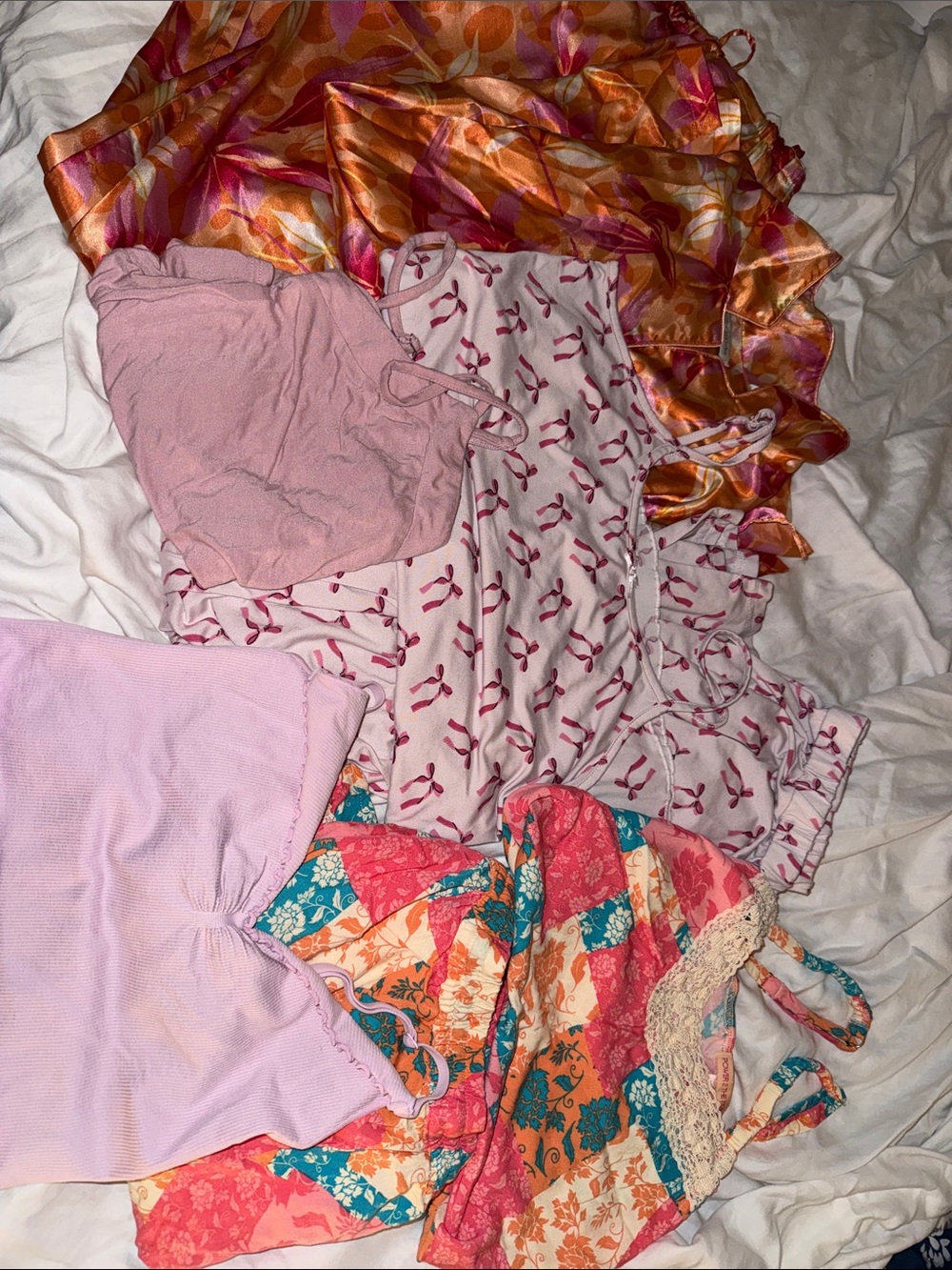 Women’s Pink Cherry-Print Sleep Cami - Soft Pink lot
